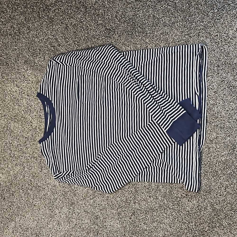 Womens Stripe Long Sleeve
